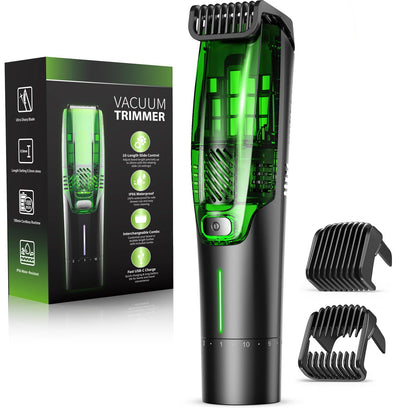 NAUQUOHZ Beard Trimmer front view with precision dial
