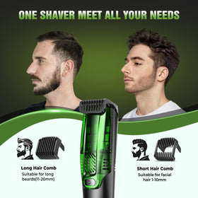 NAUQUOHZ Beard Trimmer with cleaning brush