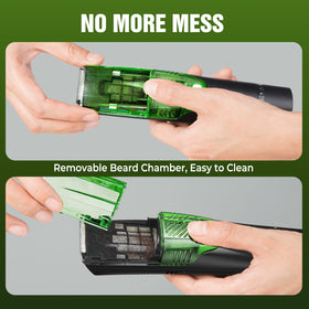 NAUQUOHZ Beard Trimmer with ergonomic grip