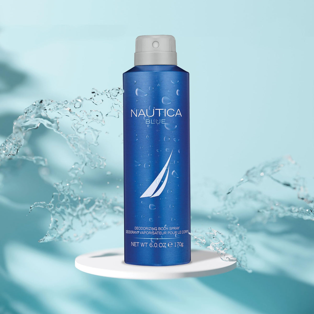 Nautica Blue Body Spray 6 fl oz side view