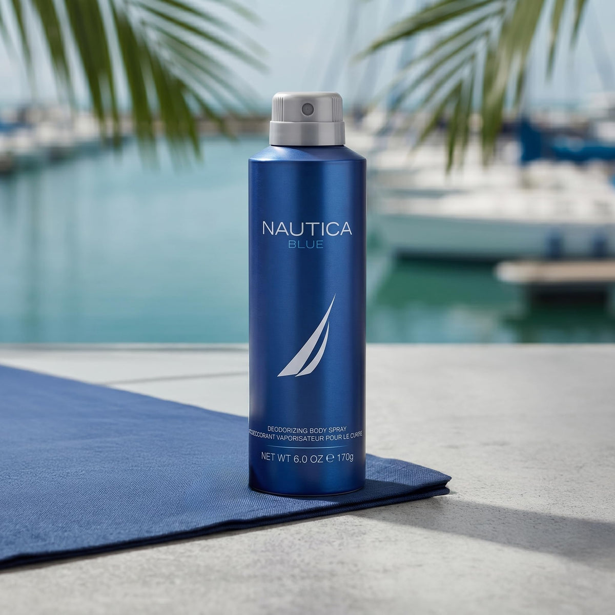 Nautica Blue Body Spray 6 fl oz top view