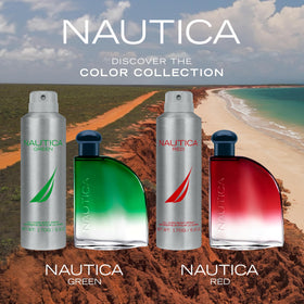 Nautica Color Red Eau de Toilette 1.6oz back view