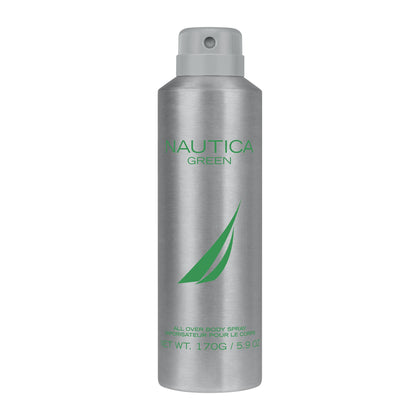 Nautica Green Deodorizing Body Spray front view, 6.0oz