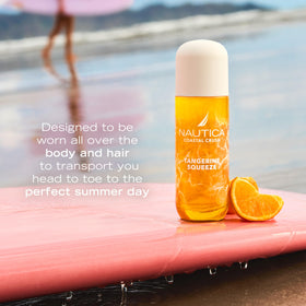 Nautica Tangerine Squeeze Body Mist bottle side view