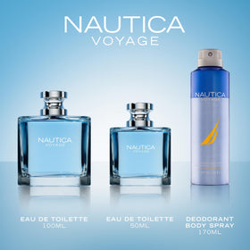 Nautica Voyage Eau de Toilette 3.3 fl oz close-up of cap