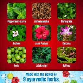 Navratna Ayurvedic Navratna Oil 500ml with herbs