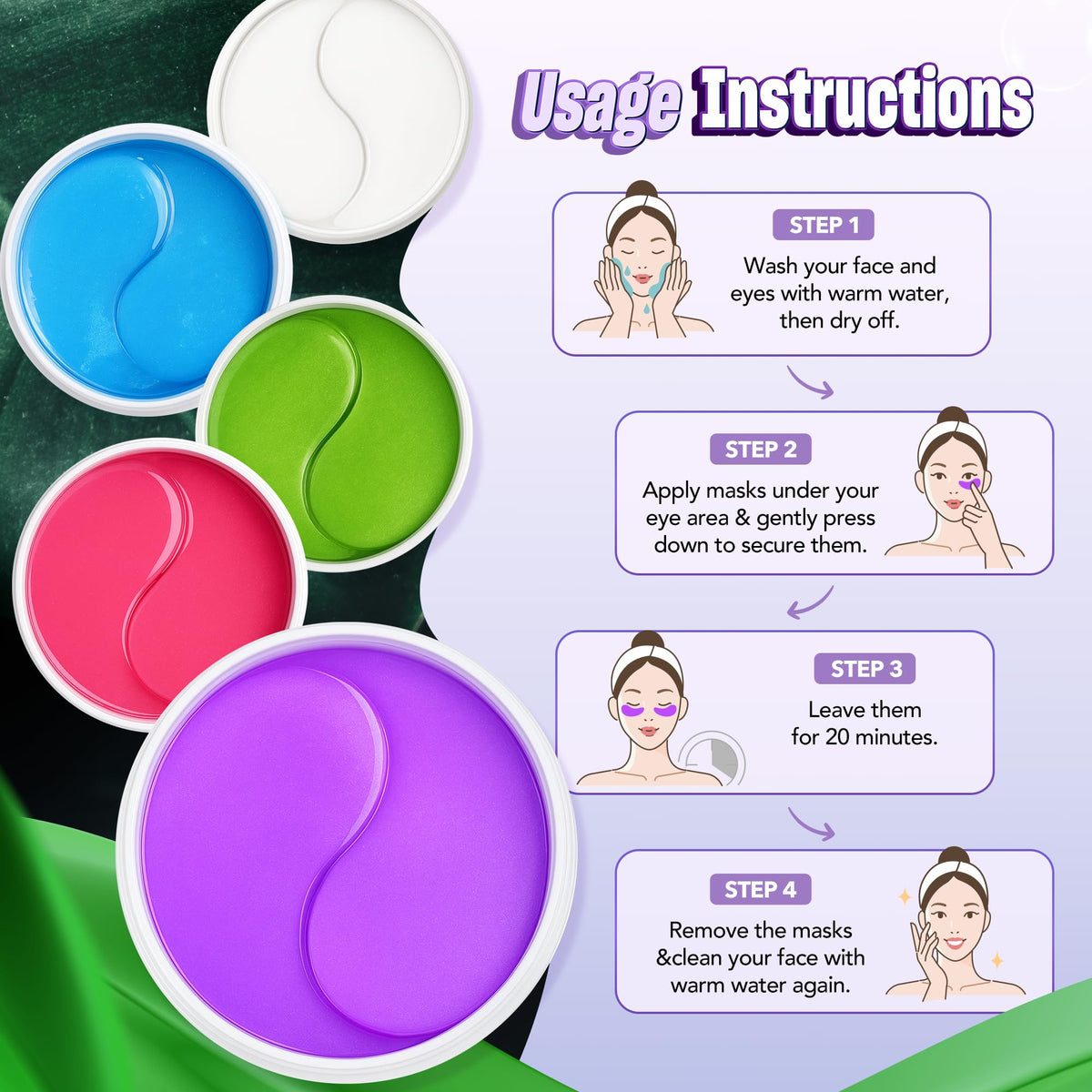 NAZANO Under Eye Patches ingredients list