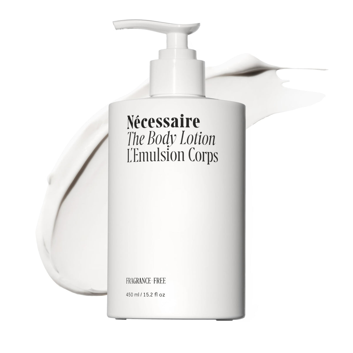 Nécessaire Body Lotion 549g front view with pump