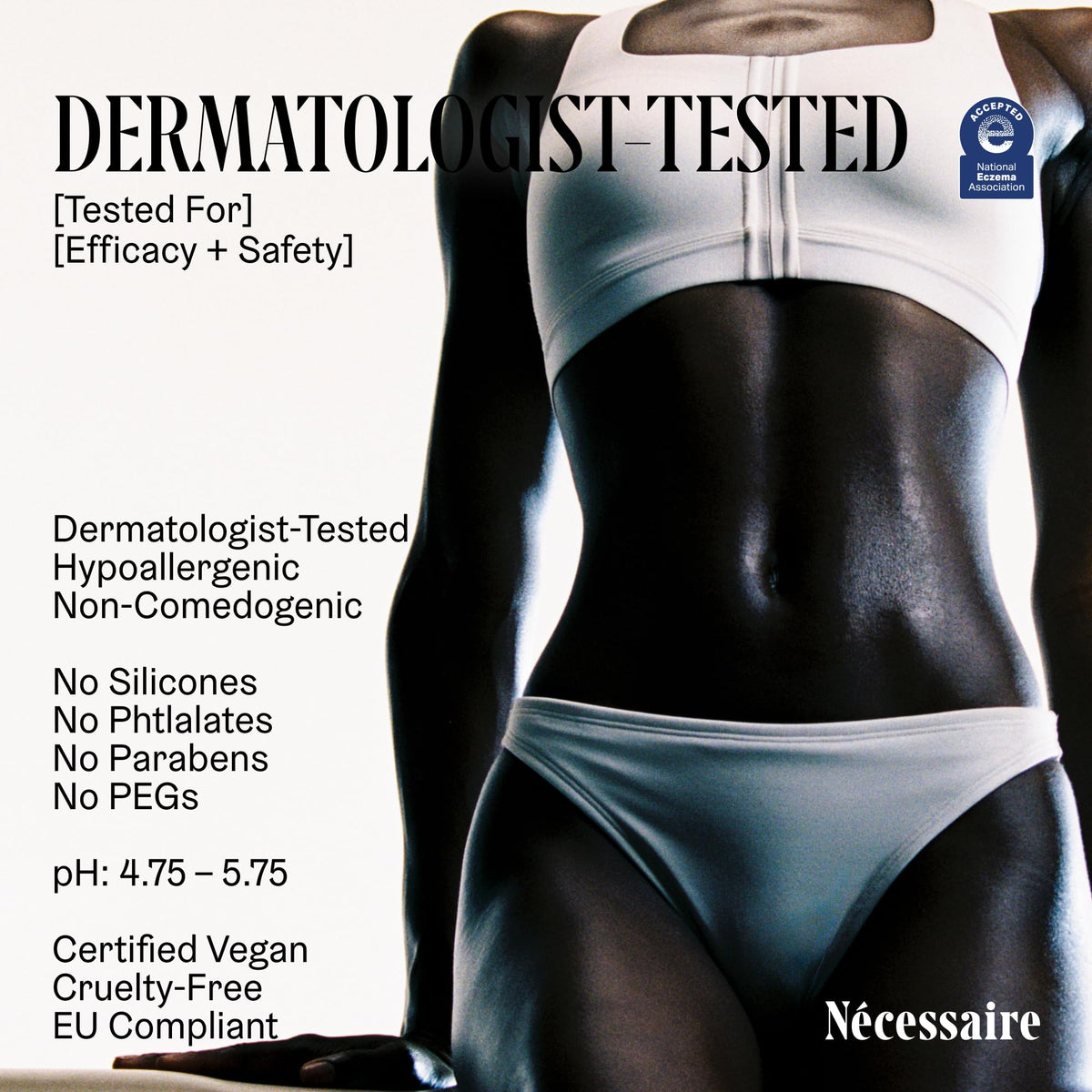 Nécessaire Body Lotion 549g with ingredients list