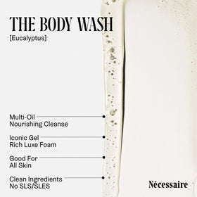 Nécessaire Body Wash Fragrance Free 680g back view