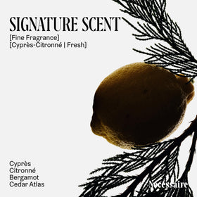 Nécessaire Cyprès-Citronné Body Lotion application on skin