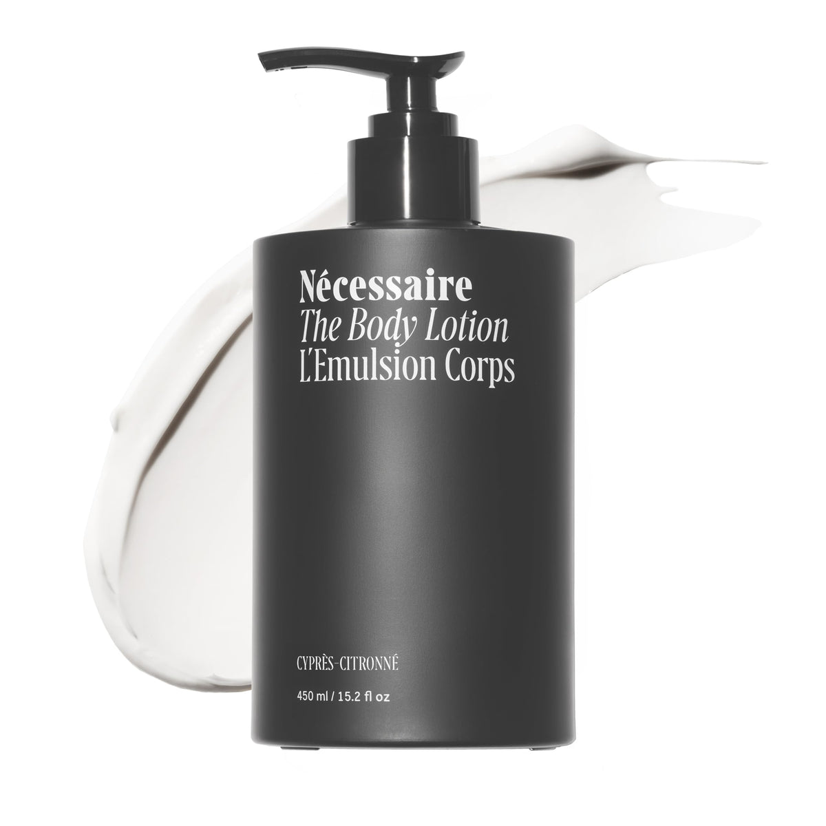 Nécessaire Cyprès-Citronné Body Lotion front view with packaging