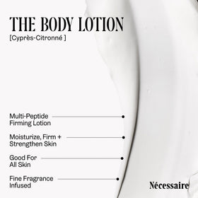 Nécessaire Cyprès-Citronné Body Lotion texture close-up
