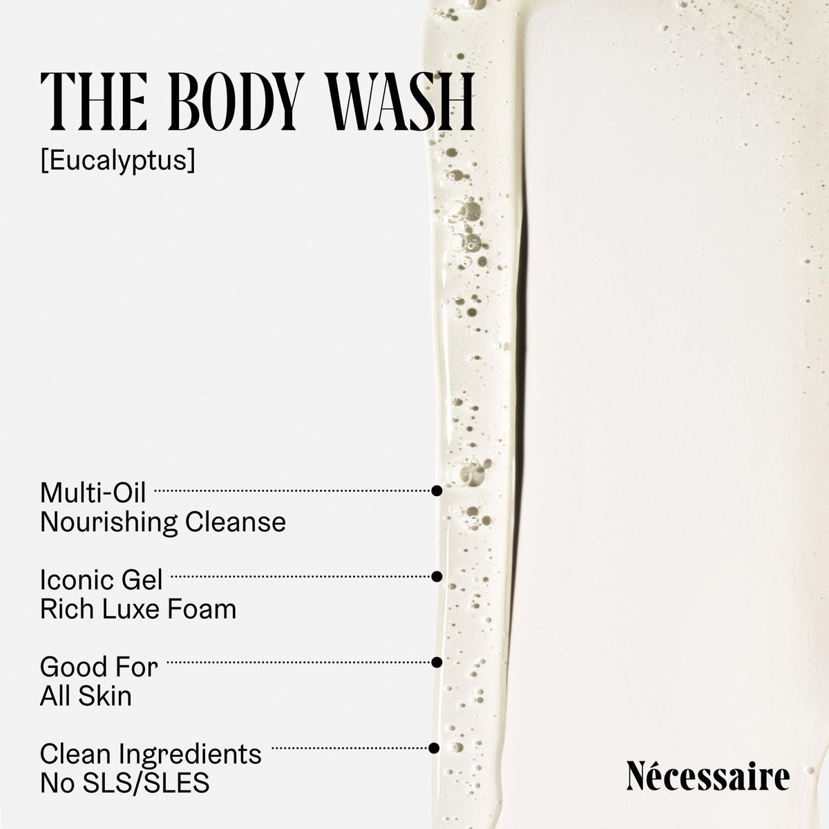 Nécessaire Eucalyptus Body Wash 372g back view