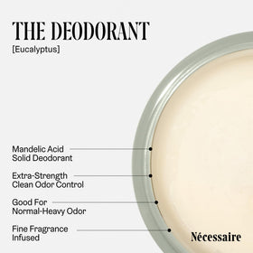 Nécessaire Eucalyptus Deodorant 200g side view showing texture