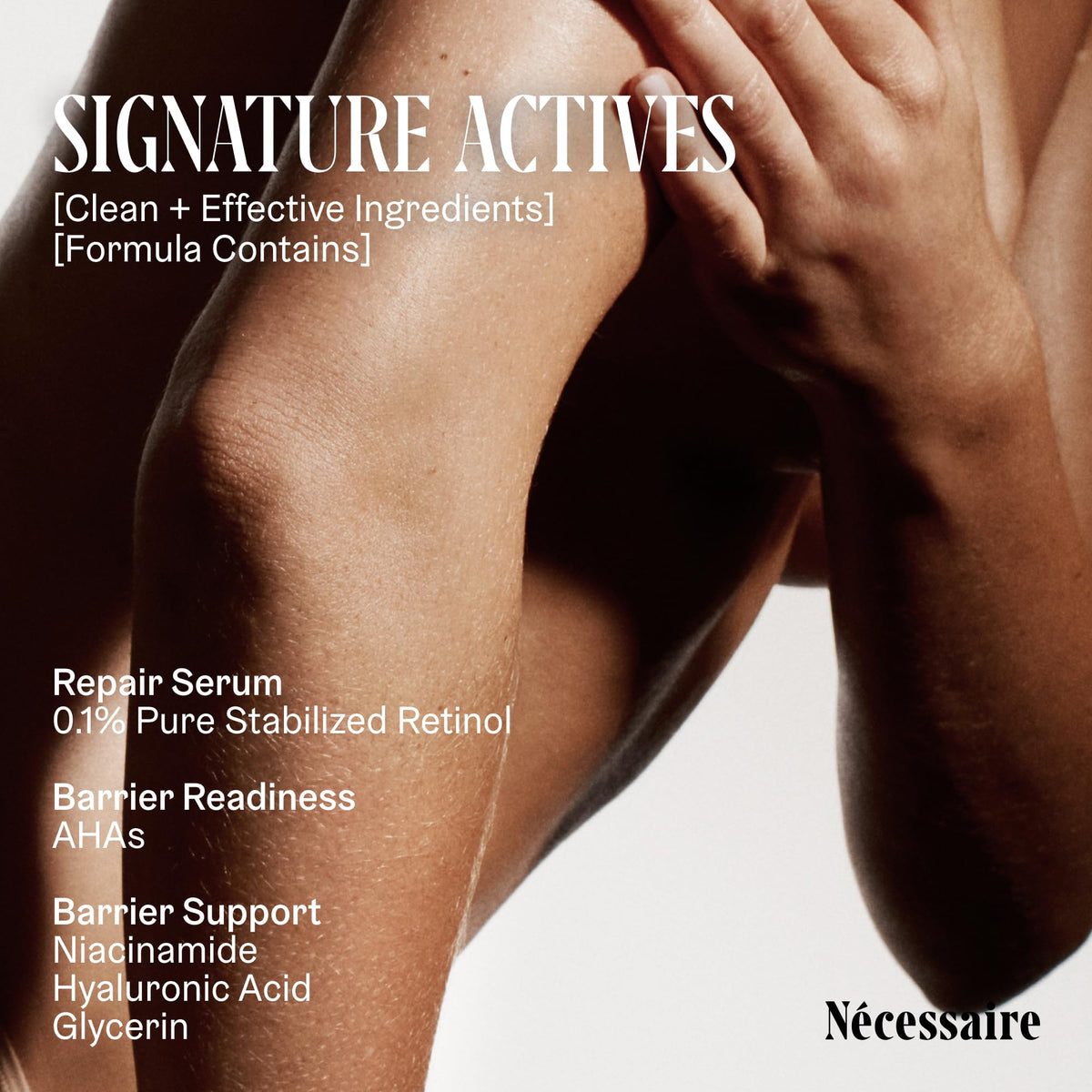Nécessaire Firming Retinol Body Lotion texture close-up