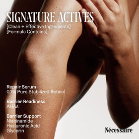 Nécessaire Firming Retinol Body Lotion texture close-up