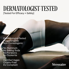 Nécessaire Fragrance Free Deodorant label details