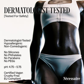 Nécessaire Olibanum Body Lotion 558g application on skin