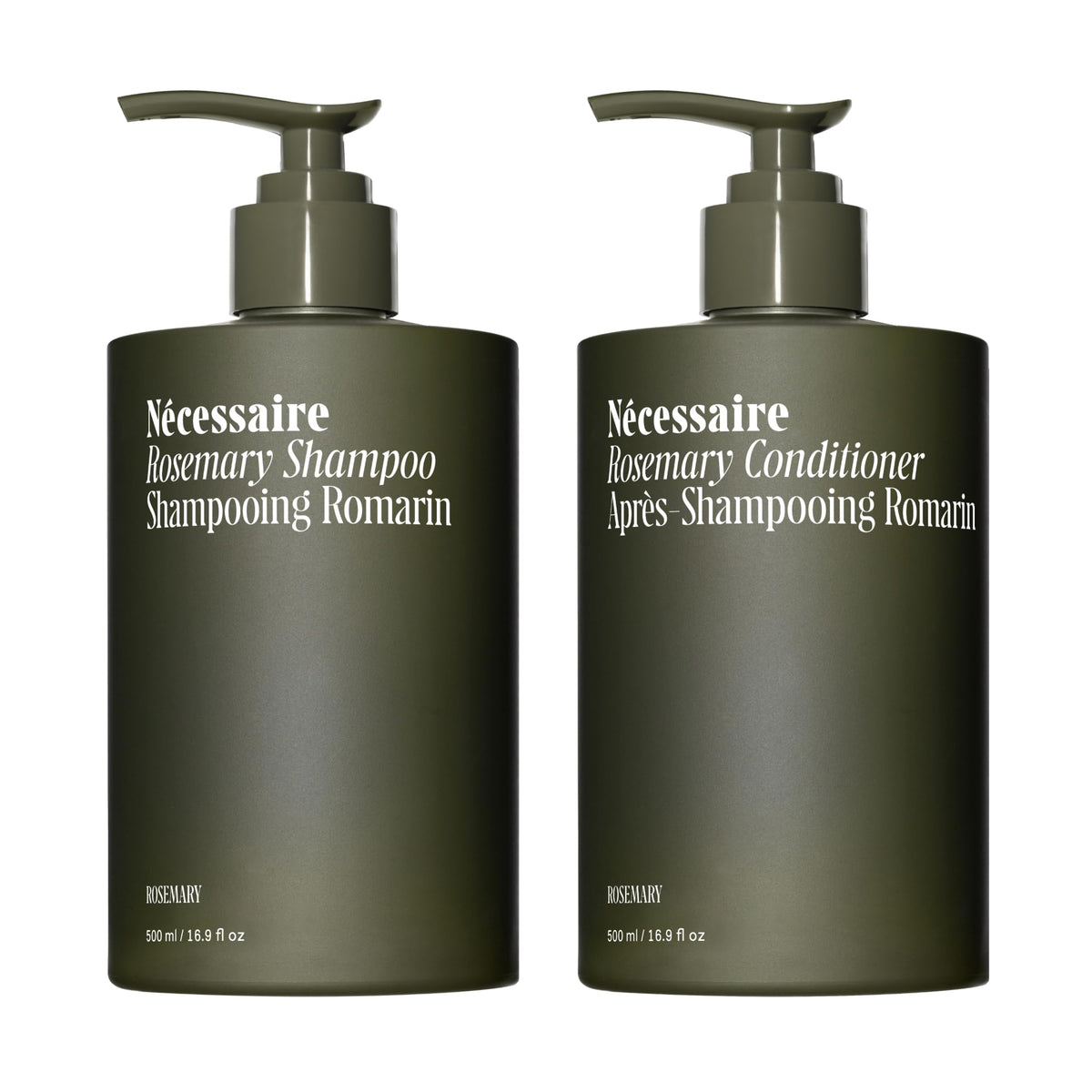 Nécessaire Rosemary Hair Duo Shampoo front view 500ml