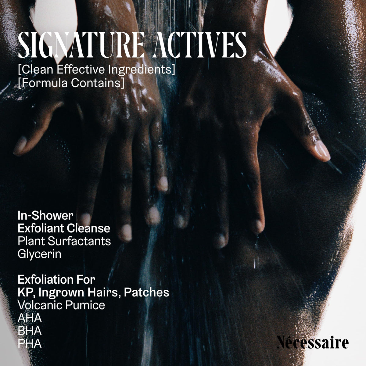 Nécessaire The Body Exfoliator Fragrance Free 272g texture close-up