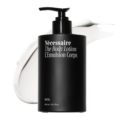 Nécessaire The Body Lotion Santal front view with packaging