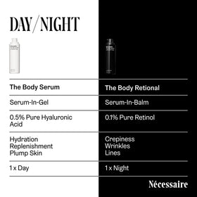 Nécessaire The Body Serum in a lifestyle setting