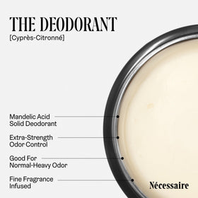 Nécessaire The Deodorant Cyprès-Citronné lifestyle scene in bathroom