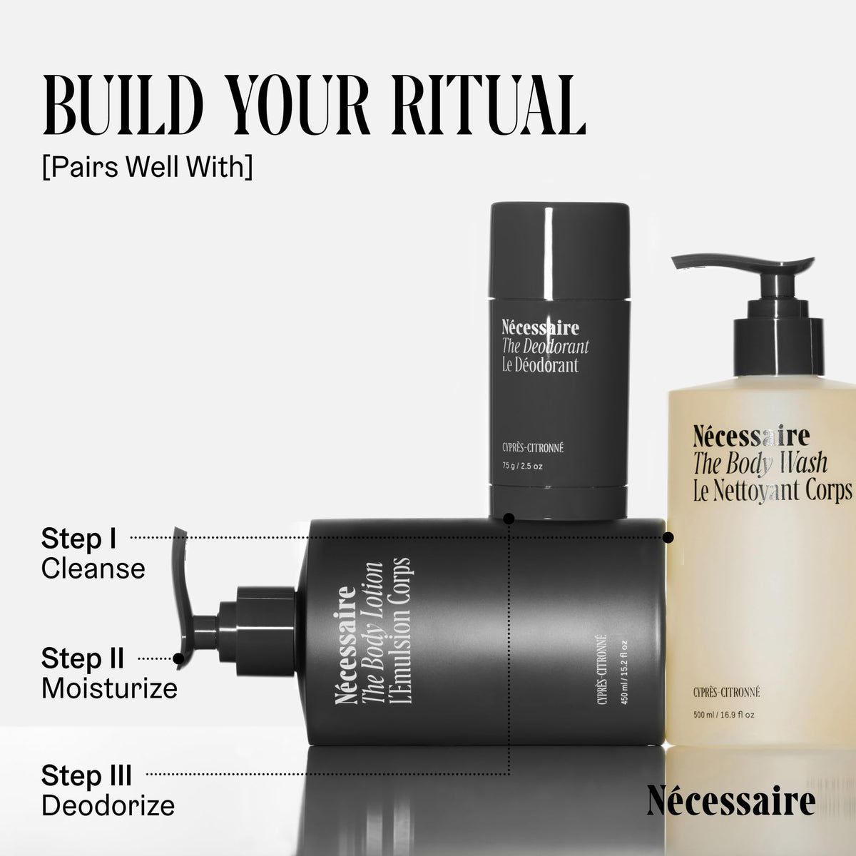 Nécessaire The Deodorant Cyprès-Citronné usage demonstration