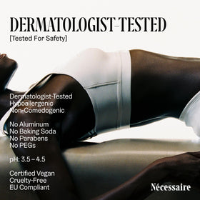 Nécessaire The Deodorant Gel 1.7oz application on skin