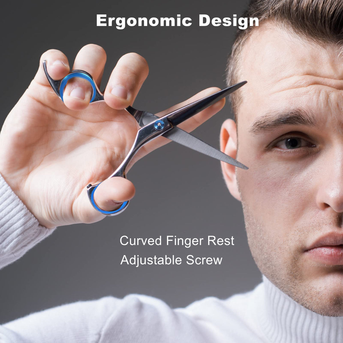 Neck duster brush from YELEGAI Haircut Scissors Kit