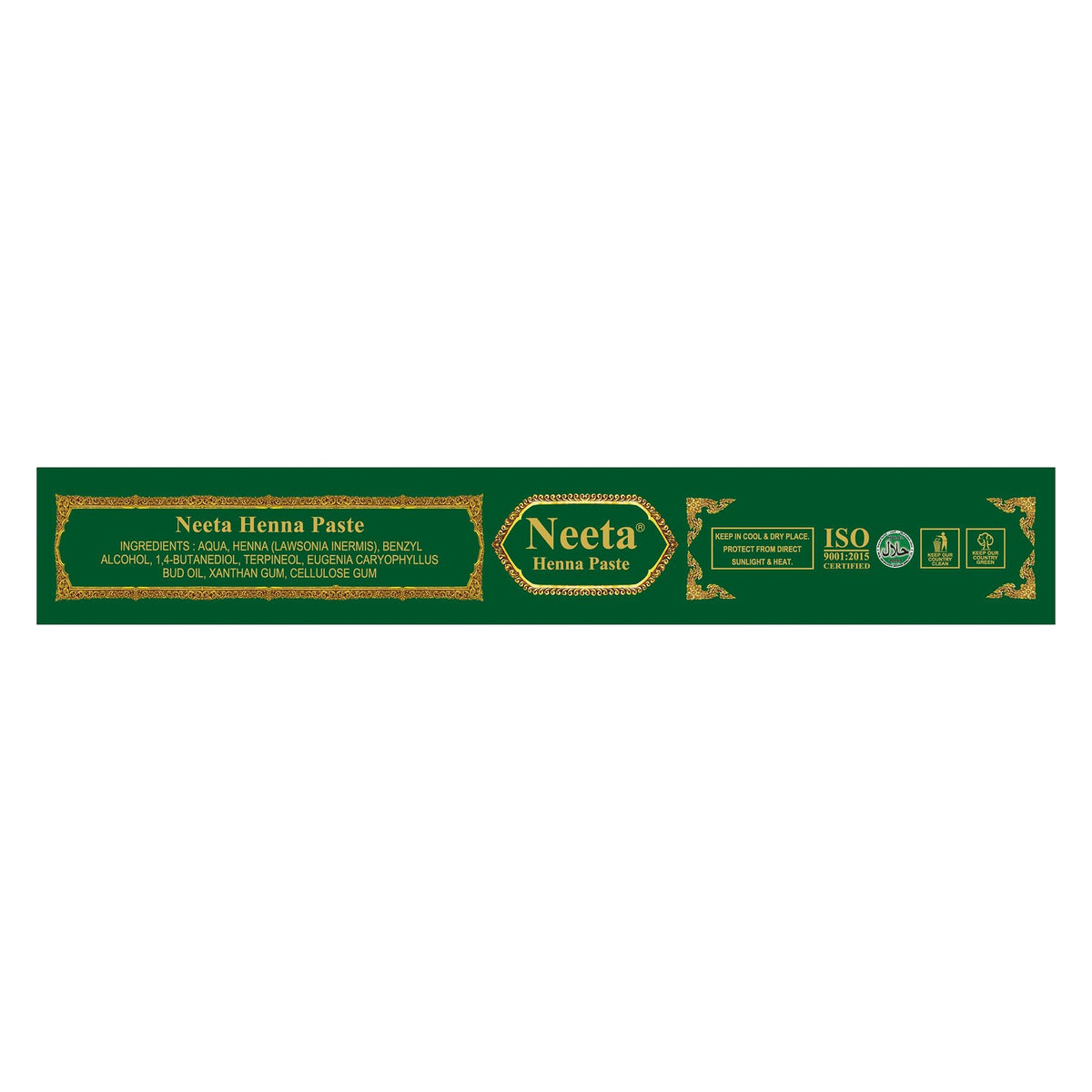 Neeta henna paste packaging details