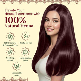 Neeta henna paste packaging showing herbal ingredients