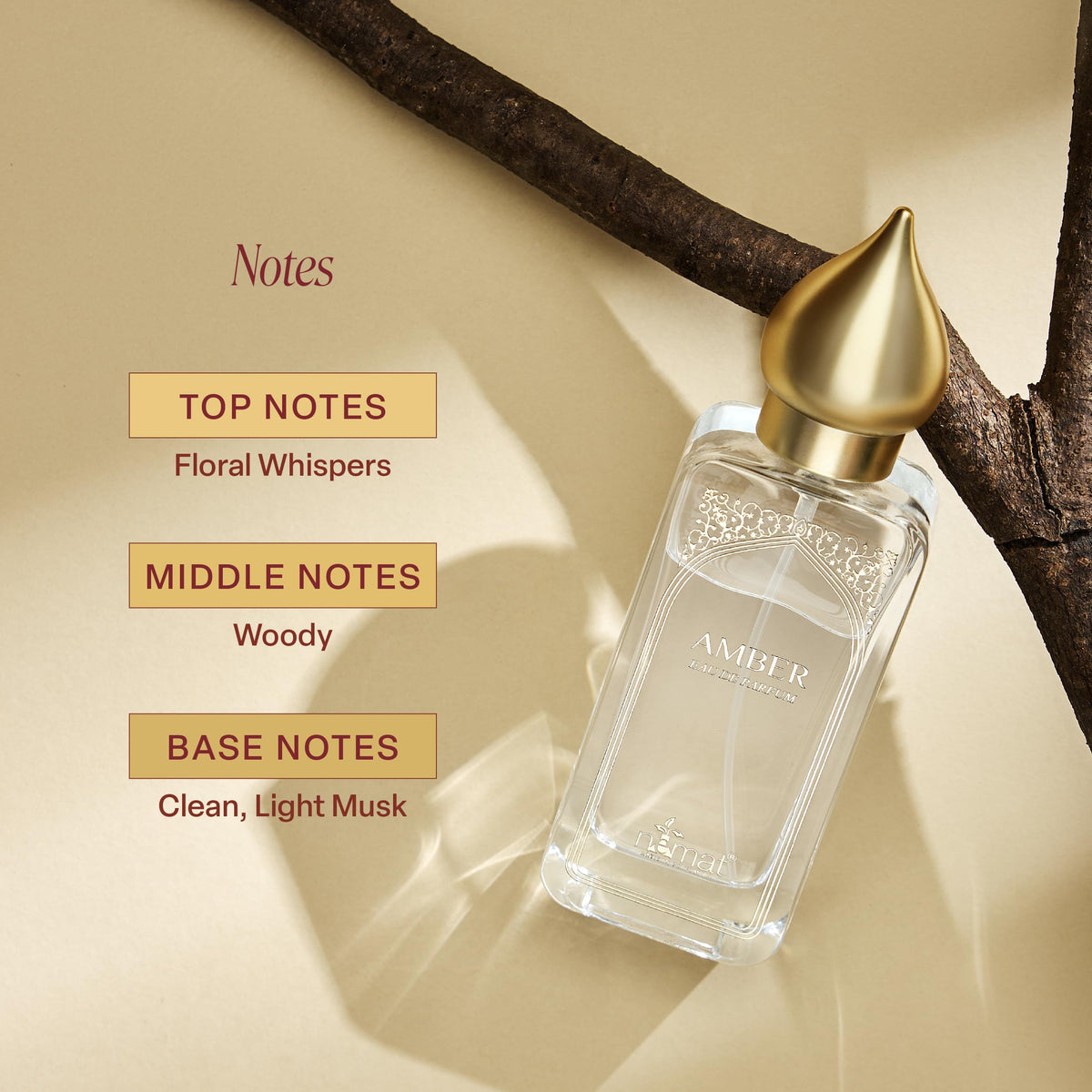Nemat Amber Eau de Parfum Spray 50ml back view