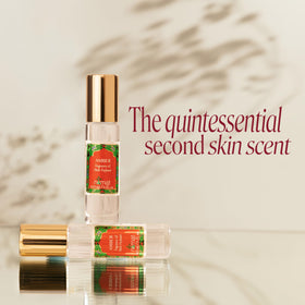 Nemat Amber Perfume Oil Roll-On packaging side view