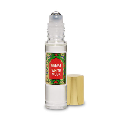 Nemat International White Musk Perfume Oil Roll-On 10ml front view