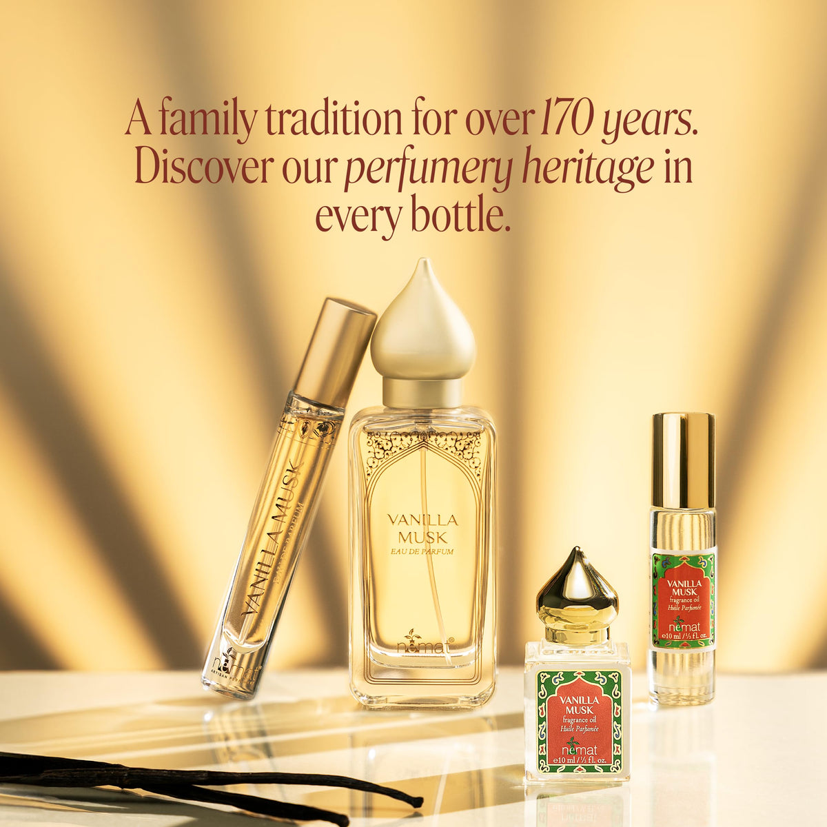 Nemat Vanilla Musk Perfume Oil Roll-On 10ml lifestyle scene
