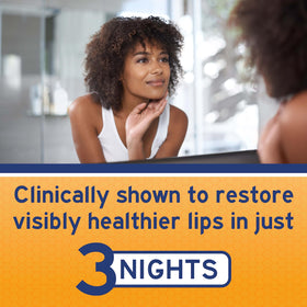 Neosporin Lip Health Overnight Renewal Therapy tub close-up