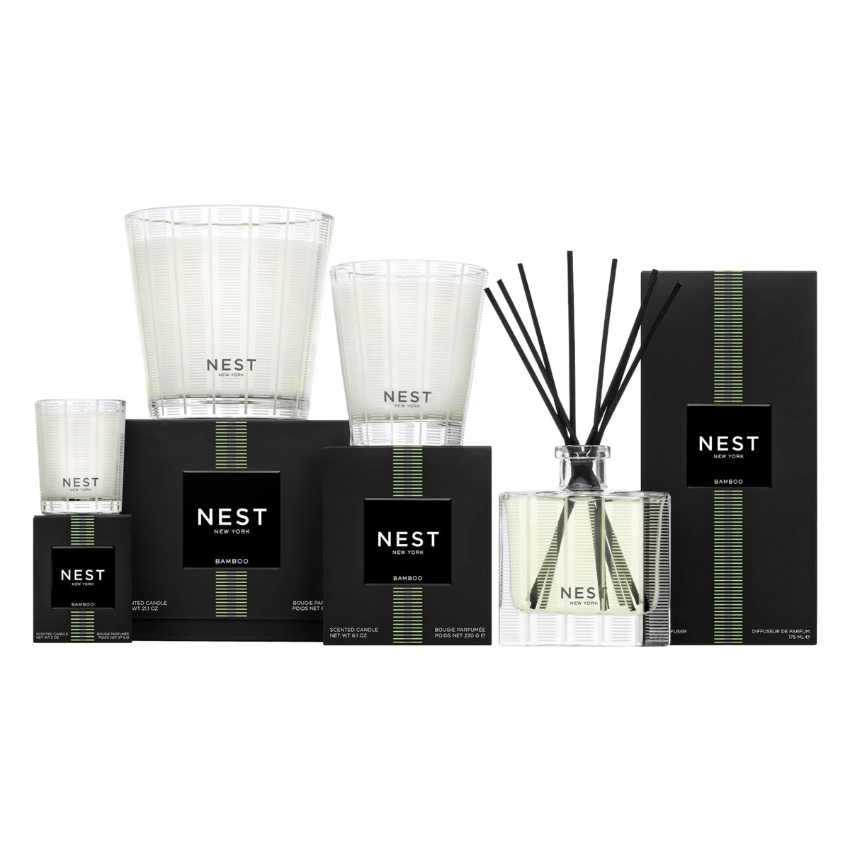 NEST New York Liquid Soap Bamboo back view with ingredients