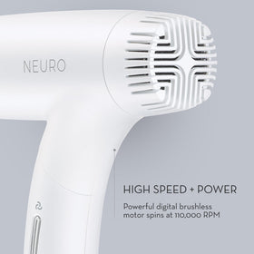 Neuro Dry+ Hair Dryer folded for storage