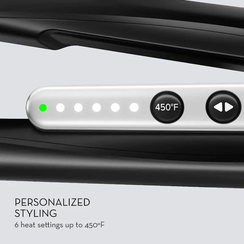 Neuro Style+ 1-inch Ceramic Straightening Iron showing rounded plates