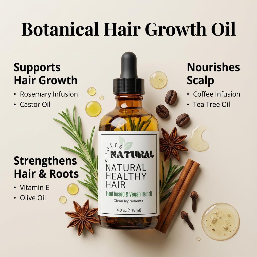 Neutra Natural Rosemary Hair Growth Oil texture on hand