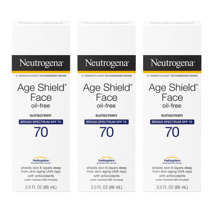 Neutrogena Age Shield Face Sunscreen SPF 70 front view