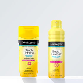 Neutrogena Beach Defense Sunscreen Lotion SPF 30 packaging details