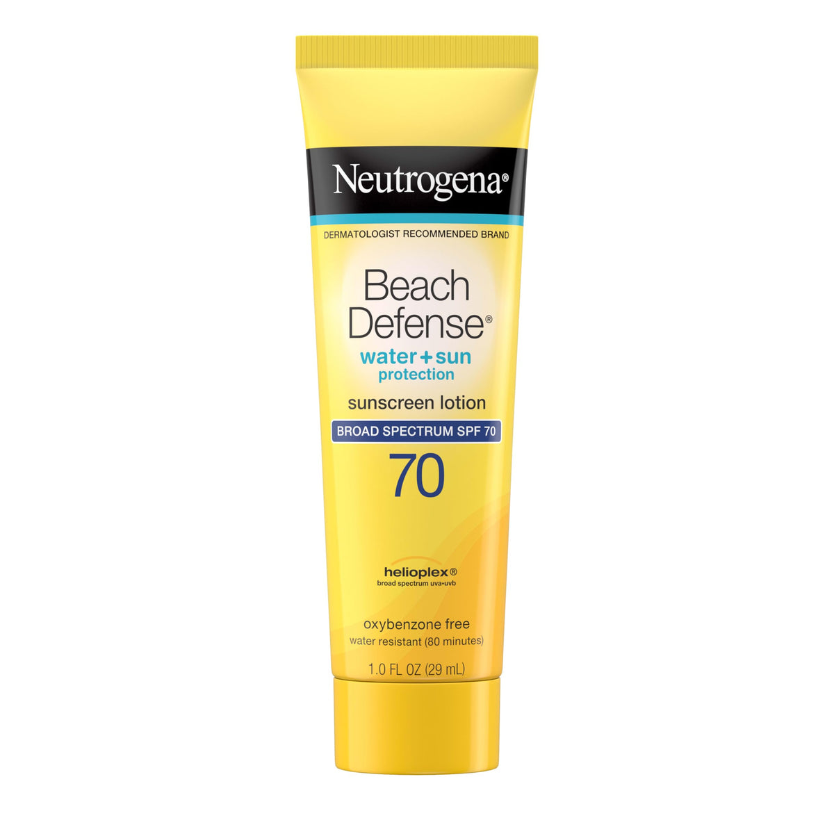 Neutrogena Beach Defense Sunscreen Lotion SPF 70 front view