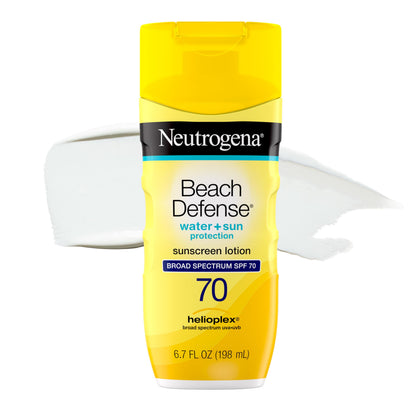 Neutrogena Beach Defense Sunscreen Lotion SPF 70 front view