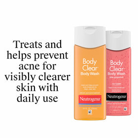 Neutrogena Body Clear Acne Body Wash packaging details