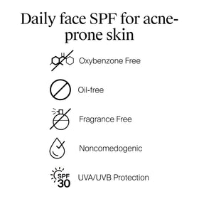 Neutrogena Clear Face Sunscreen Lotion SPF 30 in hand