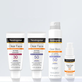 Neutrogena Clear Face Sunscreen Lotion SPF 30 ingredients list