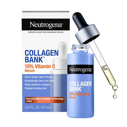 Neutrogena Collagen Bank Vitamin C Face Serum 15% front view